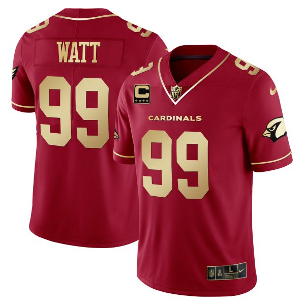 JJ Watt Vapor Gold Jersey - All Stitched - Image 2