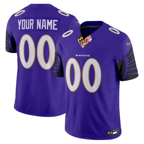 Ravens Special Vapor Limited Custom Jersey - All Stitched - Image 2