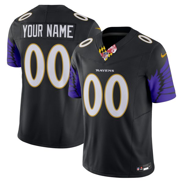 Ravens Special Vapor Limited Custom Jersey - All Stitched - Image 3