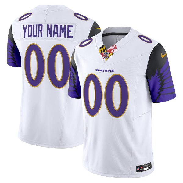 Ravens Special Vapor Limited Custom Jersey - All Stitched - Image 4