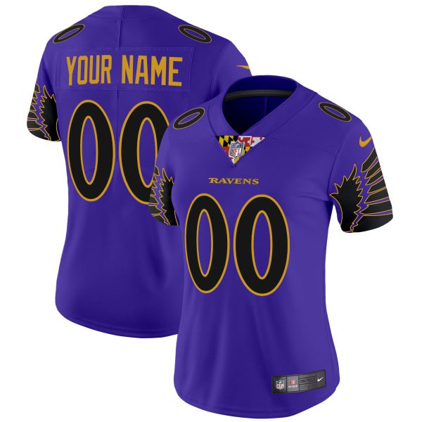 Ravens Special Vapor Limited Custom Jersey - All Stitched - Image 5