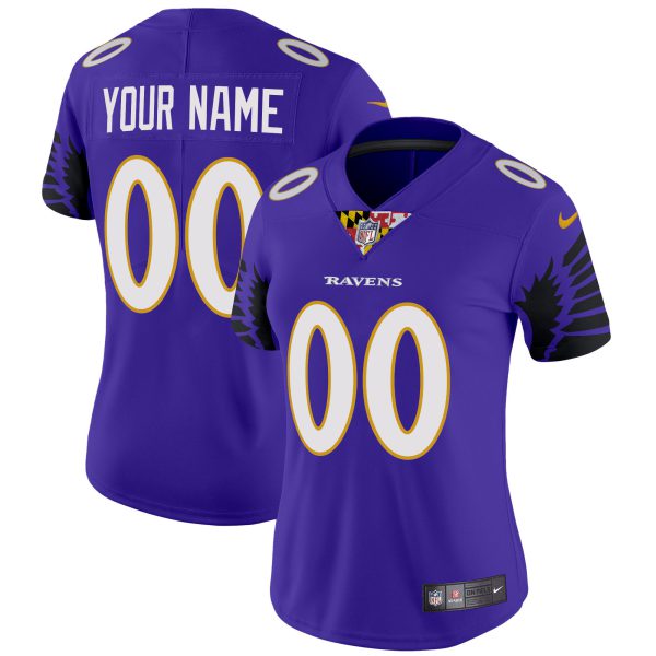 Ravens Special Vapor Limited Custom Jersey - All Stitched - Image 6
