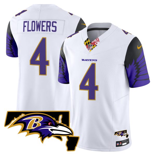 Men's Ravens Maryland Patch Vapor Limited Jersey V2 - All Stitched - Image 34