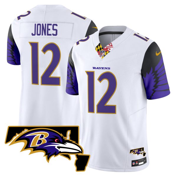 Men's Ravens Maryland Patch Vapor Limited Jersey V2 - All Stitched - Image 35