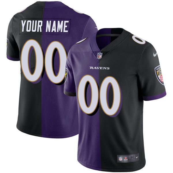 Ravens Vapor Gold Custom Name and Number - All Stitched - Image 7