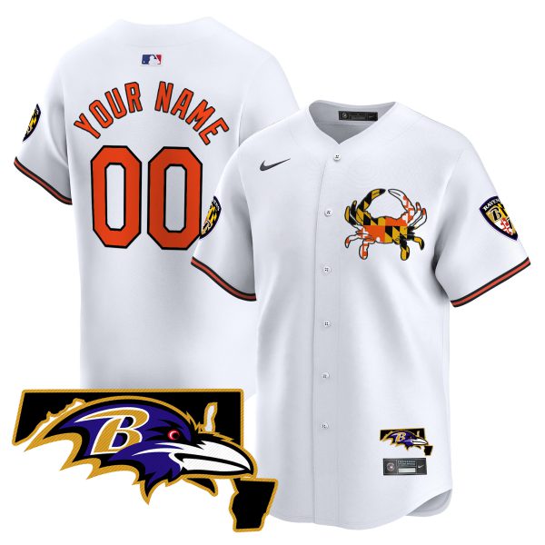 Baltimore Ravens 2024 Vapor Premier Baseball Custom Jersey - All Stitched - Image 2
