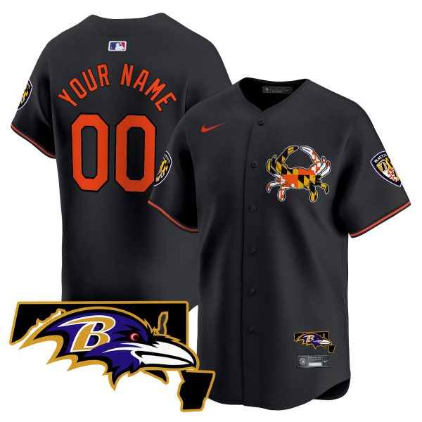 Baltimore Ravens 2024 Vapor Premier Baseball Custom Jersey - All Stitched - Image 3