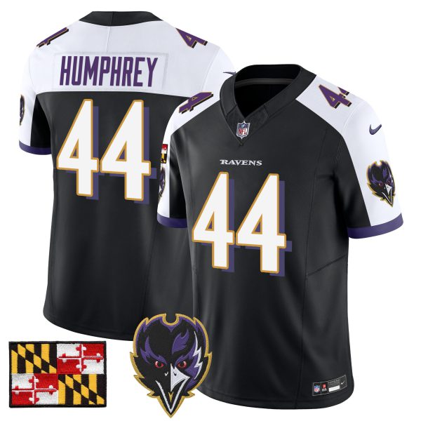 Men's Baltimore Ravens 2024 Maryland Flag Vapor Limited Jersey V2 - All Stitched - Image 5