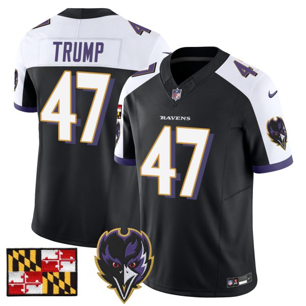 Men's Baltimore Ravens 2024 Maryland Flag Vapor Limited Jersey V2 - All Stitched - Image 10