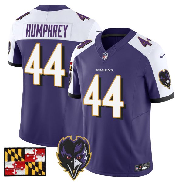 Men's Baltimore Ravens 2024 Maryland Flag Vapor Limited Jersey V2 - All Stitched - Image 15