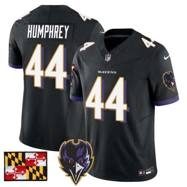 Men's Baltimore Ravens 2024 Maryland Flag Vapor Limited Jersey V2 - All Stitched - Image 25