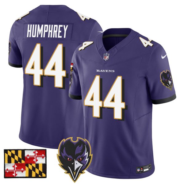 Men's Baltimore Ravens 2024 Maryland Flag Vapor Limited Jersey V2 - All Stitched - Image 35