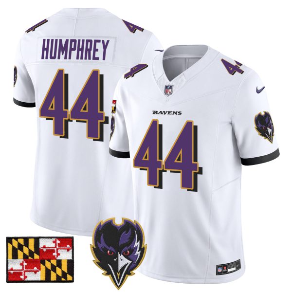 Men's Baltimore Ravens 2024 Maryland Flag Vapor Limited Jersey V2 - All Stitched - Image 45
