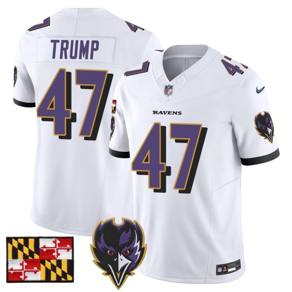 Men's Baltimore Ravens 2024 Maryland Flag Vapor Limited Jersey V2 - All Stitched - Image 50