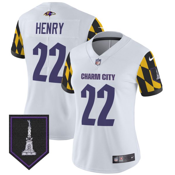 Women's Ravens City Edition Patch Vapor Limited Jersey - All Stitched - Image 10