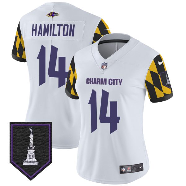 Women's Ravens City Edition Patch Vapor Limited Jersey - All Stitched - Image 13