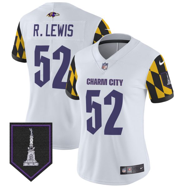Women's Ravens City Edition Patch Vapor Limited Jersey - All Stitched - Image 15