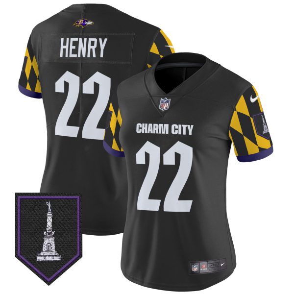 Women's Ravens City Edition Patch Vapor Limited Jersey - All Stitched - Image 19
