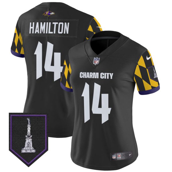 Women's Ravens City Edition Patch Vapor Limited Jersey - All Stitched - Image 22
