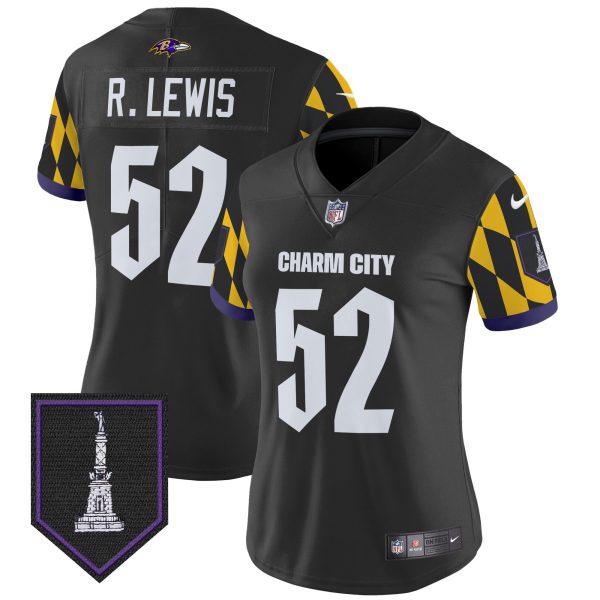 Women's Ravens City Edition Patch Vapor Limited Jersey - All Stitched - Image 24