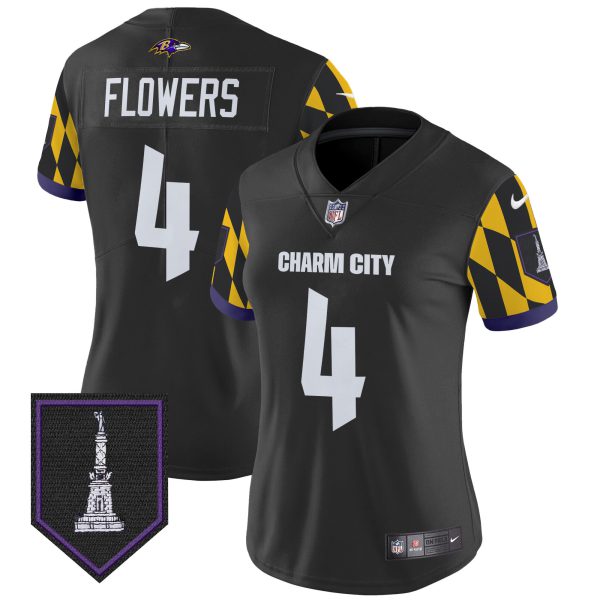 Women's Ravens City Edition Patch Vapor Limited Jersey - All Stitched - Image 25