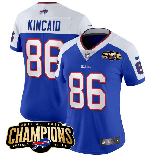 Women's Bills 2023 AFC East Champions Patch Vapor Jersey - All Stitched - Image 12