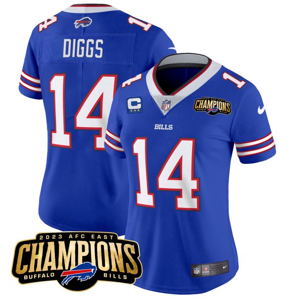 Women's Bills 2023 AFC East Champions Patch Vapor Jersey - All Stitched - Image 15