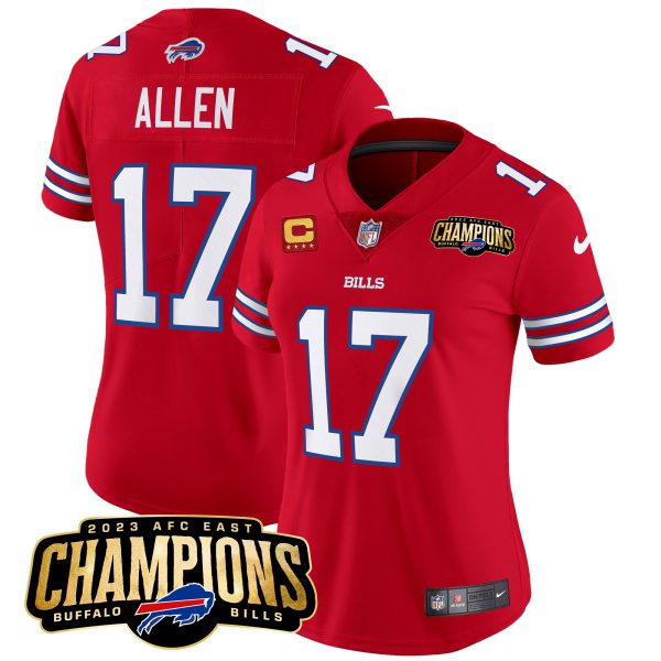 Women's Bills 2023 AFC East Champions Patch Vapor Jersey - All Stitched - Image 19