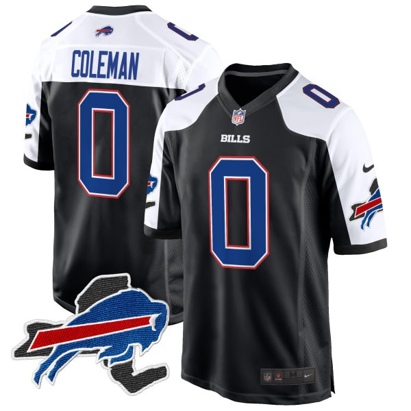 Men's Buffalo Bills New York Patch Game Jersey - All Stitched - Image 3