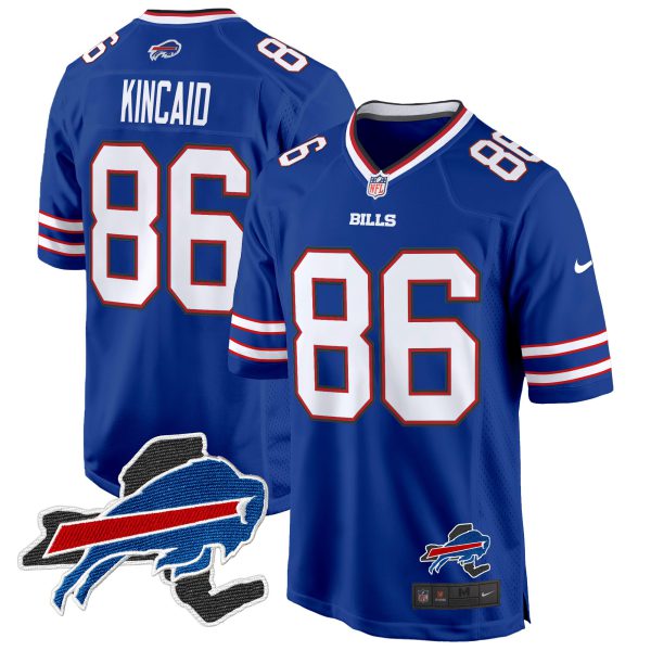 Men's Buffalo Bills New York Patch Game Jersey - All Stitched - Image 18