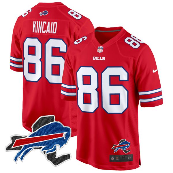 Men's Buffalo Bills New York Patch Game Jersey - All Stitched - Image 24