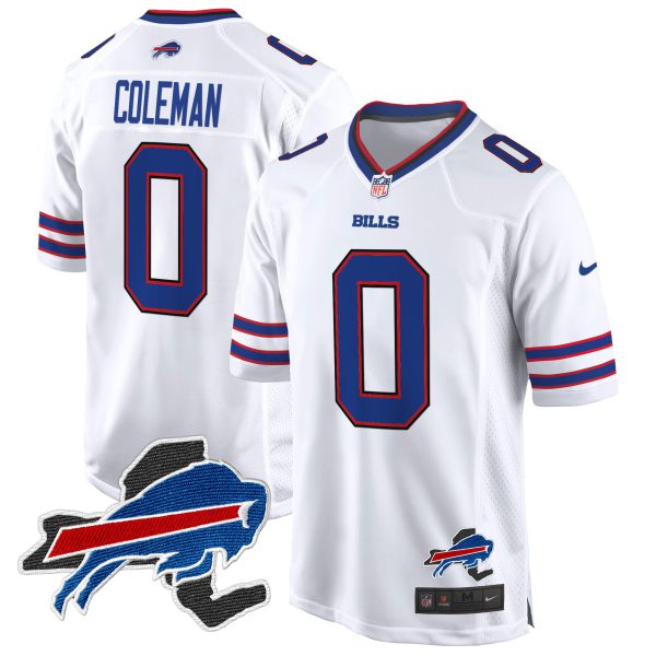 Men's Buffalo Bills New York Patch Game Jersey - All Stitched - Image 27