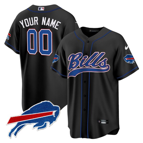 Buffalo Bills Baseball Custom Jersey - All Stitched - Image 4