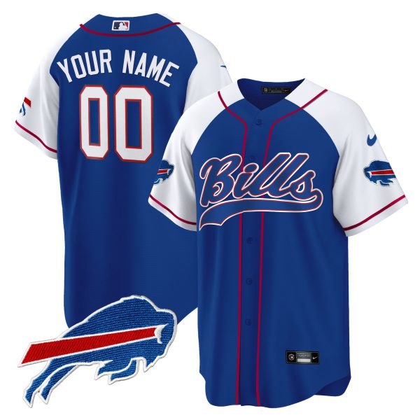 Buffalo Bills Baseball Custom Jersey - All Stitched - Image 6