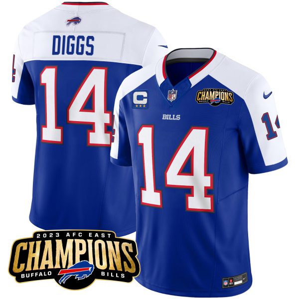 Men's Bills 2023 AFC East Champions Patch Vapor Jersey - All Stitched - Image 9