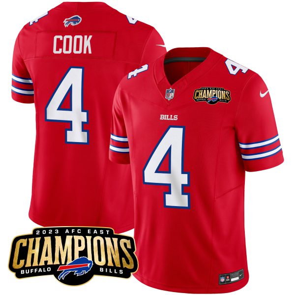 Men's Bills 2023 AFC East Champions Patch Vapor Jersey - All Stitched - Image 20