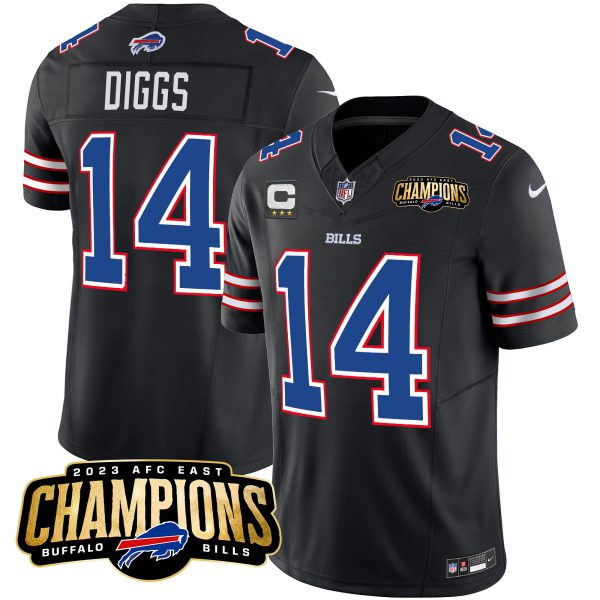 Men's Bills 2023 AFC East Champions Patch Vapor Jersey - All Stitched - Image 33