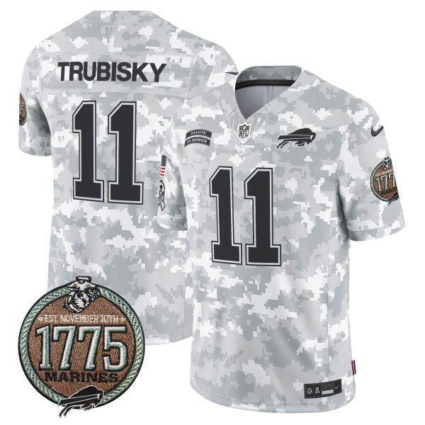 Men's Bills 2024 Salute to Service Establishment Year Patch Vapor Limited Jersey - All Stitched - Image 3