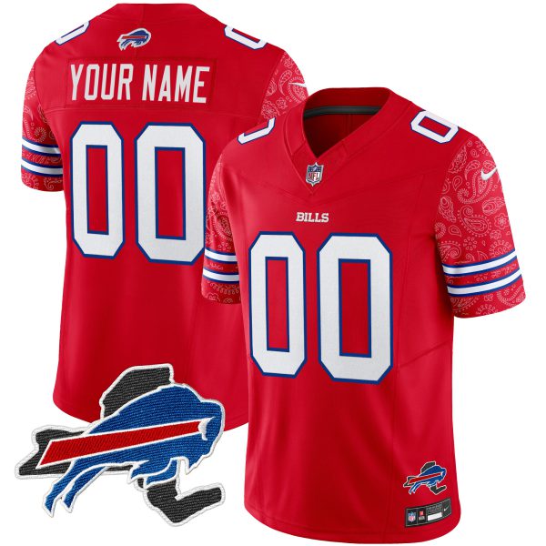 Bills New York Patch Vapor Limited Custom Jersey V2 - All Stitched - Image 3
