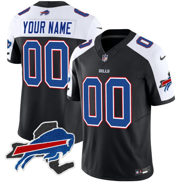 Bills New York Patch Vapor Limited Custom Jersey V2 - All Stitched - Image 7