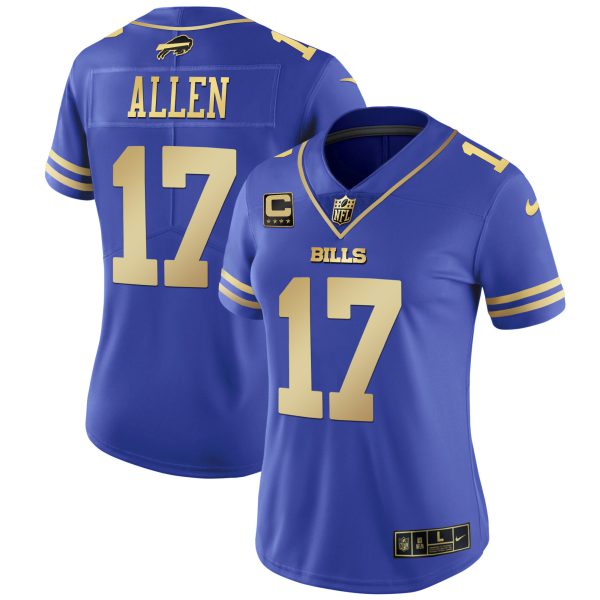 Women's Bills Black Red Vapor Jersey - All Stitched - Image 9