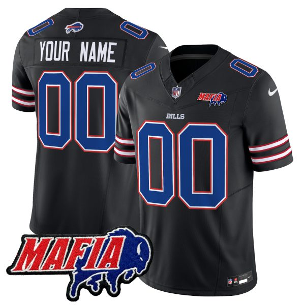 Buffalo Bills 2024 Bills Mafia Patch Vapor Limited Custom Jersey - All Stitched - Image 4