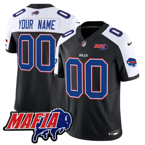 Buffalo Bills 2024 Bills Mafia Patch Vapor Limited Custom Jersey - All Stitched - Image 6