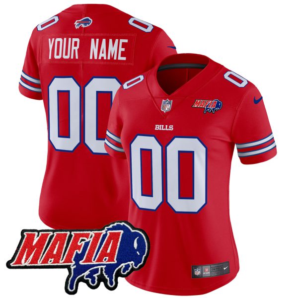 Buffalo Bills 2024 Bills Mafia Patch Vapor Limited Custom Jersey - All Stitched - Image 8