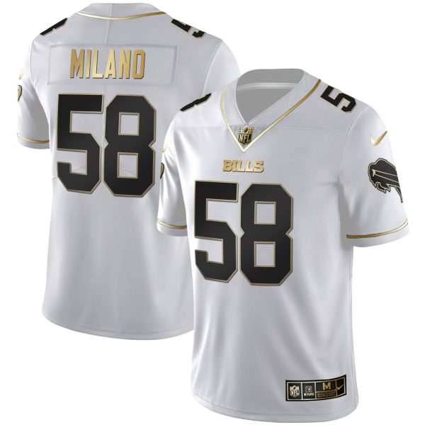 Men's Bills White Gold & Black Gold - All Stitched - Image 5