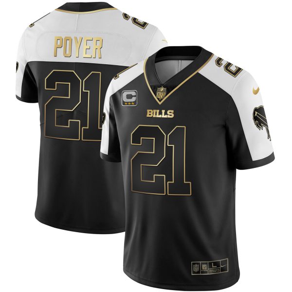 Men's Bills White Gold & Black Gold - All Stitched - Image 30