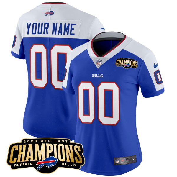 Bills 2023 AFC East Champions Patch Vapor Custom Jersey - All Stitched - Image 8