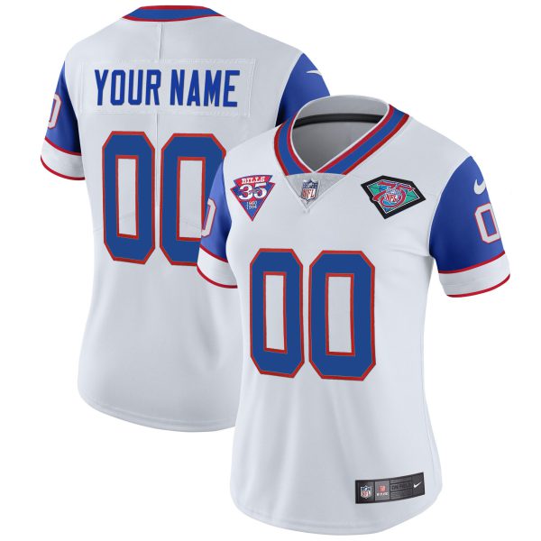 Bills 1994 Throwback Vapor Custom Jersey - All Stitched - Image 12