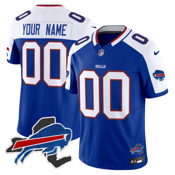 Bills New York Patch Vapor Limited Custom Jersey V3 - All Stitched - Image 2