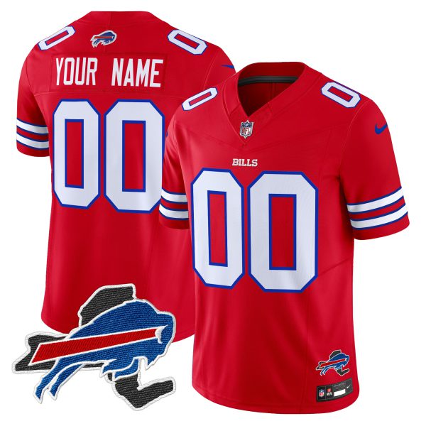 Bills New York Patch Vapor Limited Custom Jersey V3 - All Stitched - Image 4